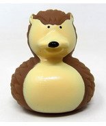 Hedgehog Rubber Duck 2&quot; Wild Animal Squirter Ducky Spa Bath Toy US Seller C - £6.85 GBP