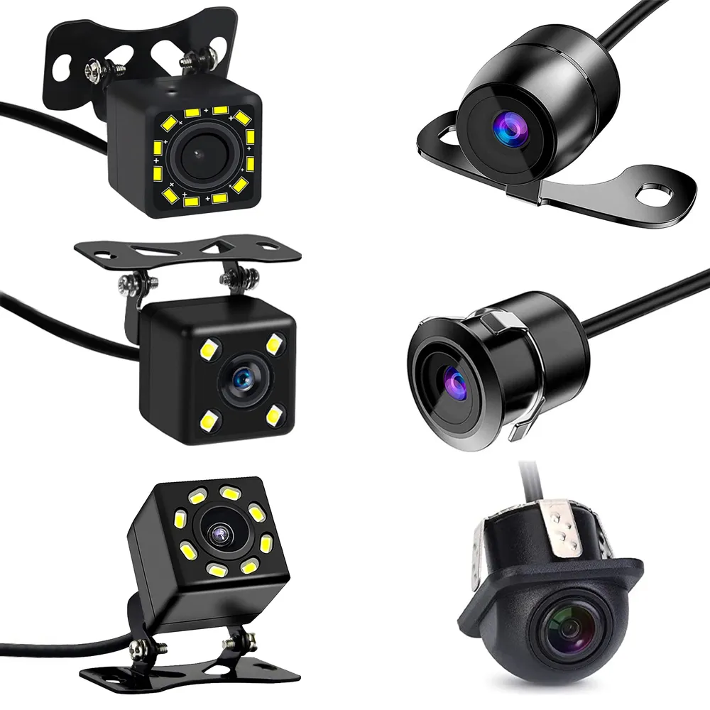 Car rear view camera night vision reversing auto parking camera ip68 waterproof ccd led thumb200