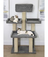 PRESTIGE EXTRA LARGE CAT TREE FOR BIG CATS, GREY, FREE SHIPPING IN THE U.S. - $4,592.89 MXN