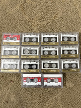 MC-60 Microcassette Tapes - Lot of 1 Used with Cases TDK &amp; Other 60 Minu... - $18.13