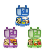 Kids Lunch Box Container Set 3-Pack Meal Prep Storage Tray Airtight Leak... - £51.07 GBP