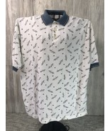Bill Blass Mens Polo Golf Shirt Golf Club/Tees/Ball Graphics  EUC Size XL - £9.33 GBP