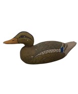 VTG Hand Painted Colored Hen Mallard Duck Decoy Unmarked - £149.79 GBP