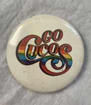 Cucos Mexican Cafe Restaurant 1980s Hat Bag Button Pin - $14.84