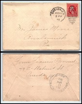 1912 US Cover - Oneida, New York to Amalomink, Pennsylvania L9 - £2.21 GBP