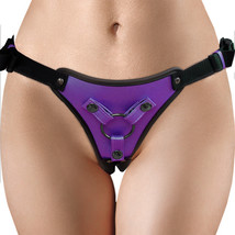 Ouch! Metallic Strap On Harness Metallic Purple - $62.34