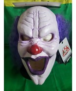 Official AAA Lucha Libre Dave the Clown Latex Halloween Pro Wrestling Ma... - $39.60
