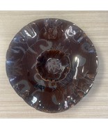 Chip &amp; dip platter Ambiance collection by Ritz  Platinum Floral on Brown... - $49.61 CAD