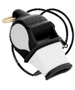 BLACK/WHITE Fox 40 SONIK BLAST CMG Whistle Official Coach Safety - FREE ... - $207.66 MXN