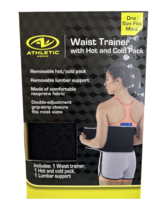 Athletic Works One Size Waist Trainer With Hot And Cold Pack Lumbar Supp... - £11.95 GBP