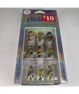 24pc Claire's Fake False Press On False Glue On Nails Vegan Tan Marble D... - $9.90