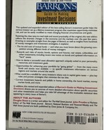 Barron&#39;s Guide to Making Investment Decisions by John A. Prestbo and Dou... - $5.14 CAD