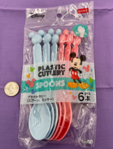 Disney Mickey Mouse Themed Plastic Spoons - Add Whimsy to Every Bite! - £11.94 GBP