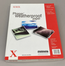 Xerox Phaser Weatherproof Paper 150 Sheets 8.5 x 11 Inches New - $24.95