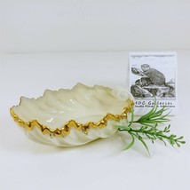 Lenox Acanthus Leaf Small Serving Bowl with Gold Rim - £36.69 GBP