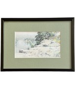 Vtg Paul Sawyer Galleries Framed Art Print Frankfort Reflections Ltd Ed ... - $58.46 CAD