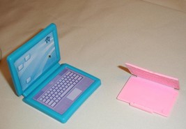 Barbie fashion doll accessories lot computer lap desk top miniature electronics - £7.86 GBP