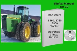John Deere 8560 8760 8960 Tractor Operation &amp; Test Manual  TM1434 - £15.14 GBP