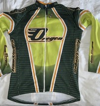 Giordana Cycling Team Oregon Bike Jersey size L  Fleece Lined Zip Long S... - £22.53 GBP