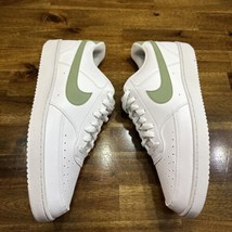 New Nike Court Vision Low Size 14 Men’s Shoe White Oil Green FD0781 100 Sneaker - £44.10 GBP
