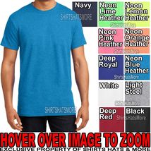 Hanes Mens Moisture Wicking T-Shirt Cotton/Poly Blend 40+UPF S M, L XL, 2XL, 3XL - £9.42 GBP+