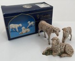 Roman Fontanini Sheep Family 5&quot; Collection Set Of 3 51539 With Box - $18.95