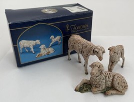 Roman Fontanini Sheep Family 5&quot; Collection Set Of 3 51539 With Box - £14.88 GBP