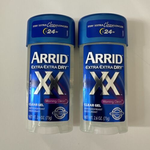 2 Pack Arrid Extra Extra Dry Morning Clean Clear Gel Antiperspirant 2 pack arrid extra extra dry morning clean clear gel antiperspirant