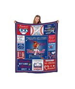 Generic Baseball Blanket Throw Cartoon Pattern Flannel 50x60 Size - $550.64 MXN