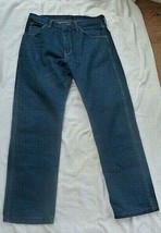 Rustler by Wrangler Classic Relaxed Fit Straight Leg Mens Jeans 34 X 30 - $411.36 MXN