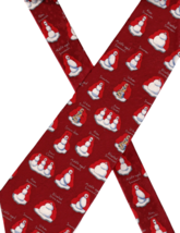 American Greetings Christmas Necktie Tie funny snowman 58x4 polyester re... - $9.89
