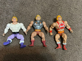 vtg lot 3 different  He-Man MOTU Masters of the Universe Figure Taiwan Mexico - £31.07 GBP