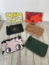 Cosmetic Bags IPSY Betty Boop - Lemons - Animal Print Lot of 6  Zippered  6.5”X5 - £9.72 GBP