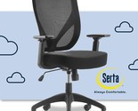 Mesh Office Chair From Serta Production With A Nylon Base And An Adjusta... - $189.99