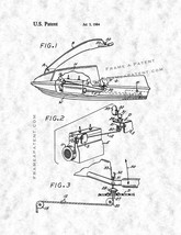 Small Watercraft Starting Arrangement Jetski Patent Print - Gunmetal - £6.26 GBP+