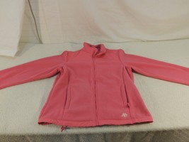 Aeropostale Fleece Winter Jacket RN 126671 Women&#39;s Large Pink Polyester 50605 - £15.35 GBP