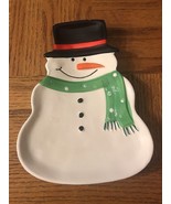 Christmas Snowman Dish-SHIPS SAME BUSINESS DAY - €17,95 EUR