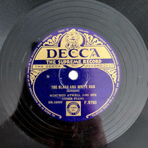 1951 Winifred Atwell 78 Record 10&quot; Black And White Rag Jazz Ragtime Blue... - $69.99