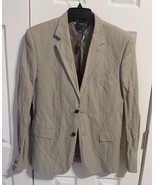 MARC JACOBS Blazer Jacket Men&#39;s Medium Two Button Closure reed khaki multi - $5,430.59 MXN