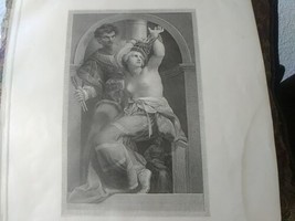 Paolo Toschi Correggio and Parmegiano   - 1875 Heliotype Print  - $11.88