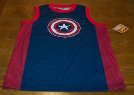 Captain America Marvel Comics Basketball Jersey Medium The Avengers New W/ Tag - £31.75 GBP