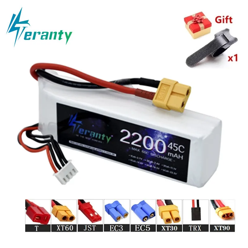 11.1V 2200mAh 3s 45C LiPo Battery For RC Helicopter Aircraft Quadcopter ... - $14.92+