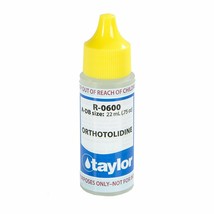 Taylor R-0600-A-DB 0.75OZ Orthotolidine Solution Dropper Bottle - $12.26