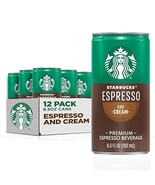 Starbucks - RTD Coffee Espresso And Cream, 6.5oz Cans (12 Pack) (Packagi... - $35.99