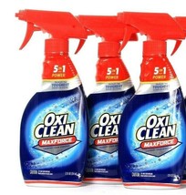 3 Bottles Oxi Clean 12 Oz Max Force 5 In 1 Power Laundry Stain Remover Spray - £31.46 GBP