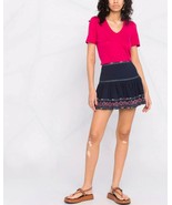 Isabel Marant Etoile Women Embroidered Tyruss Cotton Short Mini Skirt S 34 - £114.98 GBP