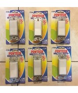 Lot of 6, Single Wall Switch, White, Grounded, UL Listed, 15 Amps - £9.95 GBP