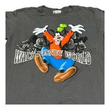 Vintage Official Walt Disney World Tshirt Size M Goofy Mickey Minnie Pluto Gray - £22.05 GBP