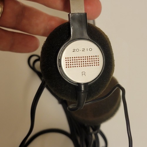 Vintage Archer Lightweight Monaural Headphones with 1/4" Plug CAT no 20-210 Rare Item image 7