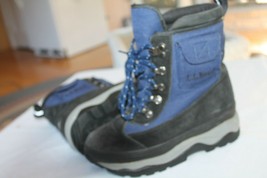 LL BEAN sz 3 Waterproof Insulated SNOW TREAD hiking BOOTS Kids - £19.73 GBP